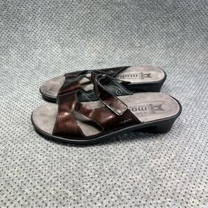 Mephisto Mobils Bronze Strap Sandals Size 42 UK 10 US Women’s